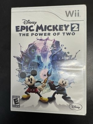 Disney Epic Mickey 2 The Power of Two Nintendo Wii Complete Game