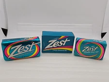 Vintage Mixed Lot of 3 Zest Deodorant Beauty Bars