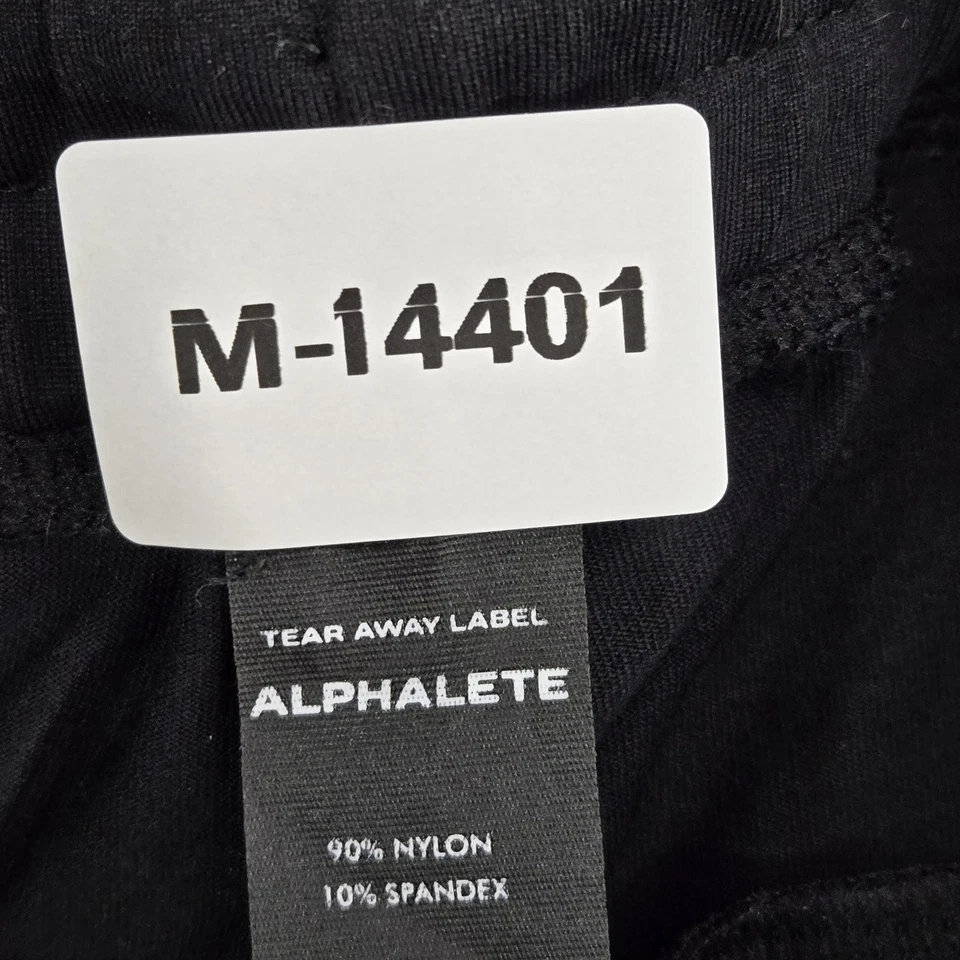 Pantalones deportivos Alphalete para hombre M negros Pro Elite Jogger aprender más / soñar Foto 2 de 4