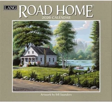 Lang Companies, Road Home 2026 Wall Calendar by Bill Saunders, 13.4'' X 2026 