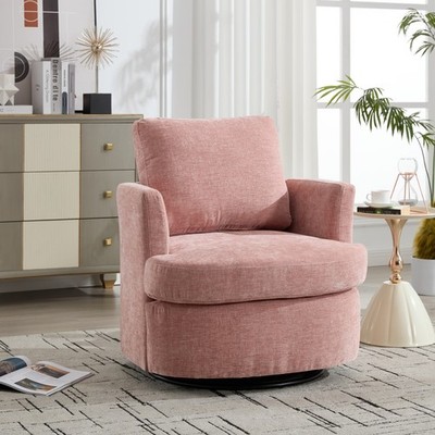 Swivel Accent Chair Upholstered Armchair Single Sofa Leisure Chair Lounge Chair