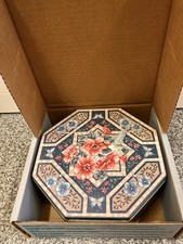 New in box sampler set of vintage scented Partylite candles in decorative tin