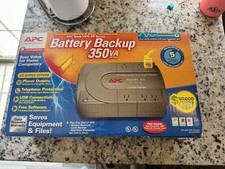 APC Back-UPS ES 350 350VA 200W 6 Outlets Surge & Telephone Protection BE350U