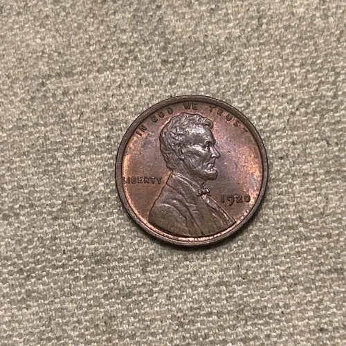 1920 Lincoln Wheat Cent Uncirculated UNC Coin AP