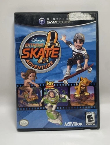 Disney’s Extreme Skate Adventure (GameCube, 2003) Game in Case with Manual