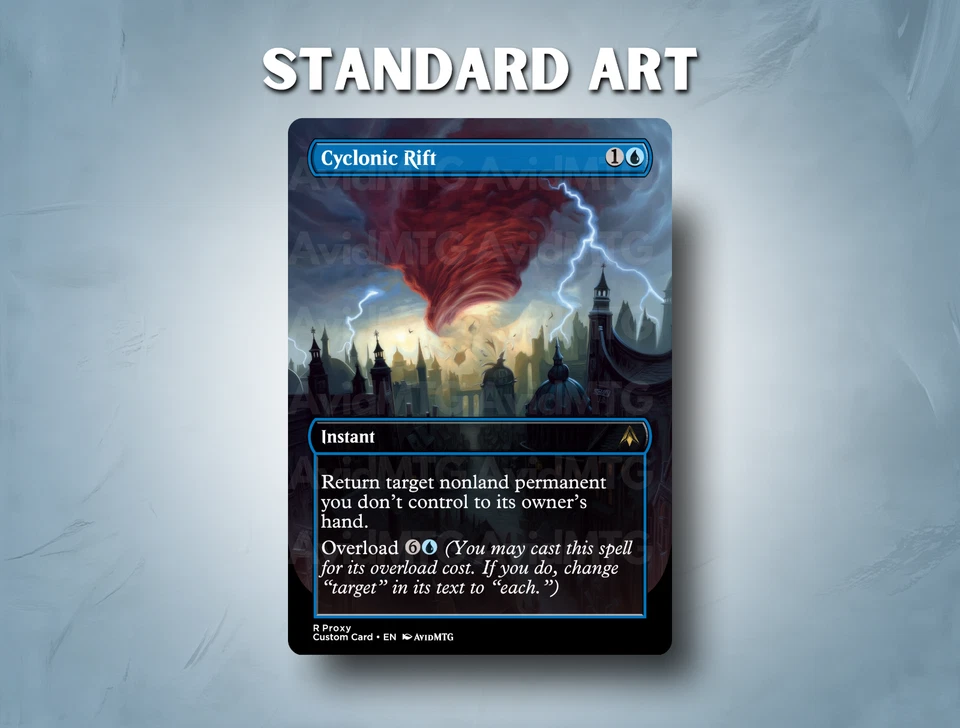 Cyclonic Rift - Custom Magic: The Gathering Card - Image 4 of 4