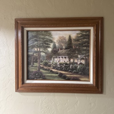 Framed ''Devries House'' Thomas Kinkade Print