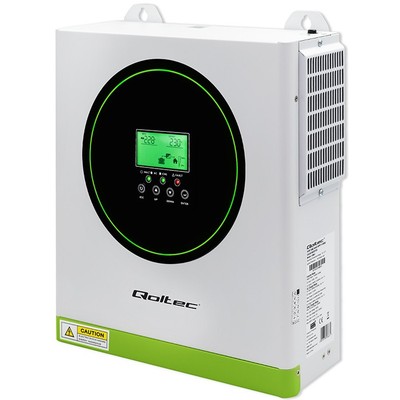 Qoltec Hybrid Off-Grid Solar Wechselrichter 3500kW | 100A | 24V | MPPT | Sinus |