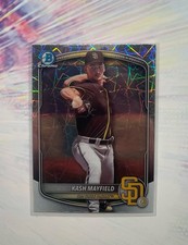 Bowman Kash Mayfield 2025 Chrome Refractor San Diego Padres Baseball #BDC-95