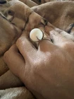 Vintage Moonstone Claw Set Ring 925 Sterling Silver