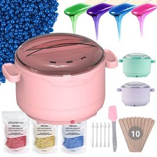 Silicone Wax Warmer Heater Hair Removal Depilatory Waxing Kit With Beans Sticks