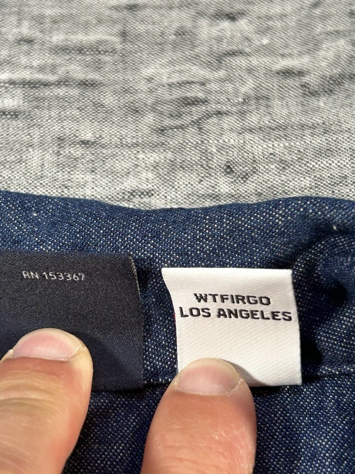 Vintage Freshjive Denim Shirt Mens Large American Streetwear Skateboarding Surf - Image 3 of 4