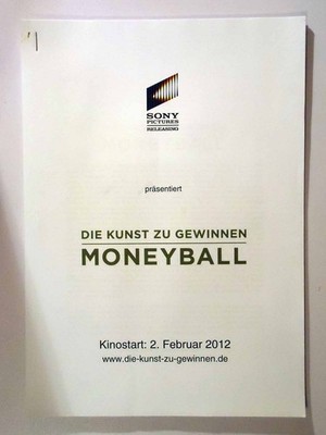 Moneyball - Brad Pit - Jonah Hill - Chris Patt - Ken Medlock - Presseheft