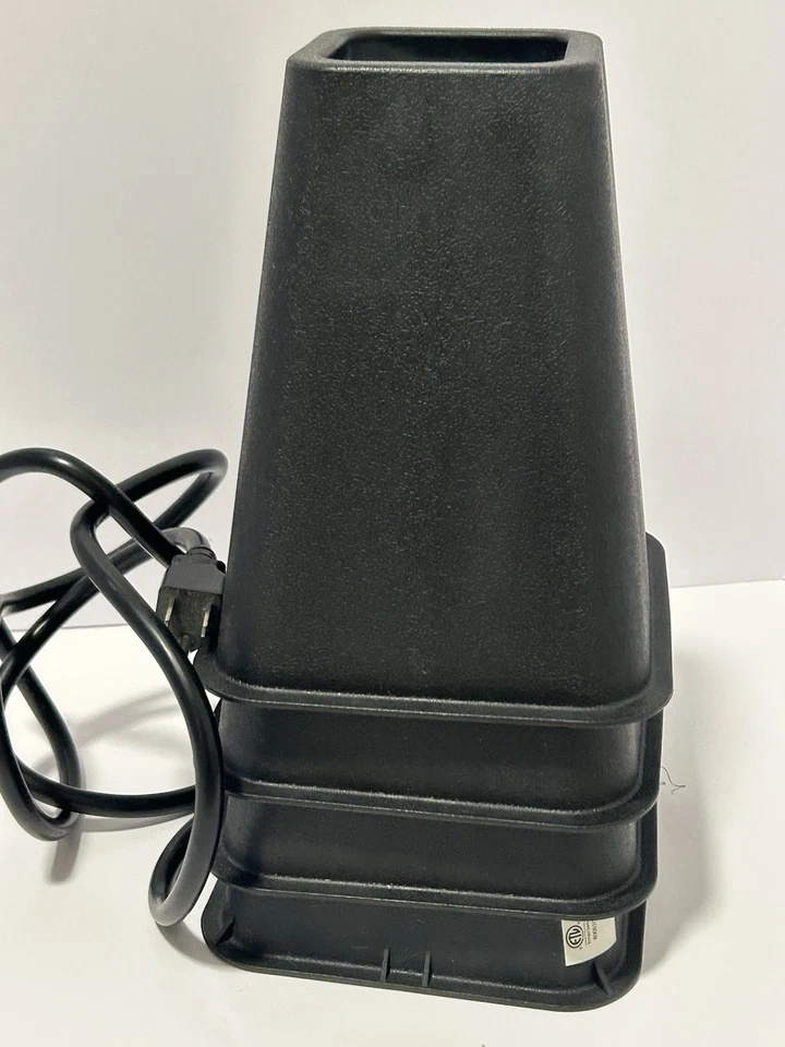 Elevadores de cama negros con tomas de corriente y puertos USB, 5,5", juego de 4 Foto 3 de 4