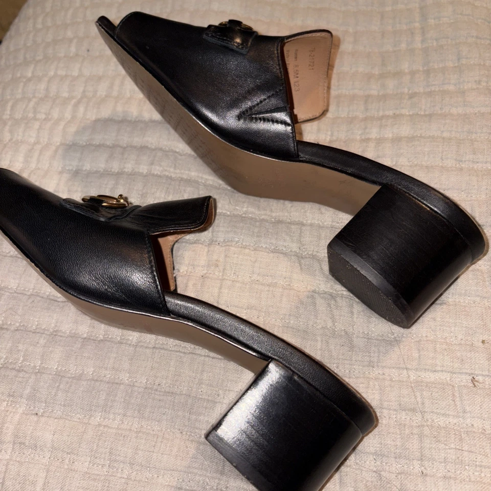 ZAPATO MUJER EVELYN 8.5 CUERO NEGRO SLIDE BY JOHNSTON & MURPHY Foto 3 de 4