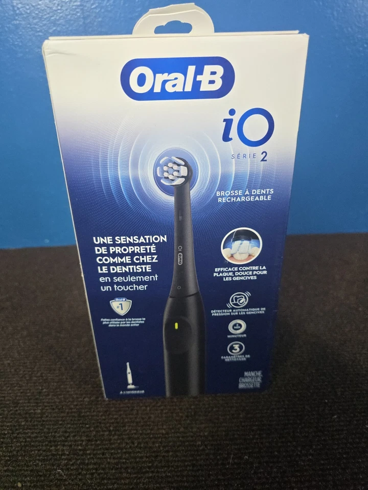 Oral-B iO Series 2 Gum Sensitive Care Rechargeable Electric Toothbrush Black NEW - Image 3 of 4