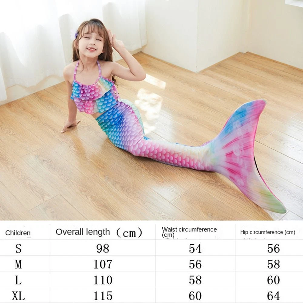 Mermaid swimming costume child sale