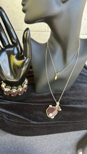 Vintage Beautiful Ann Taylor Necklace With Matching Bracelet - Picture 2 of 4