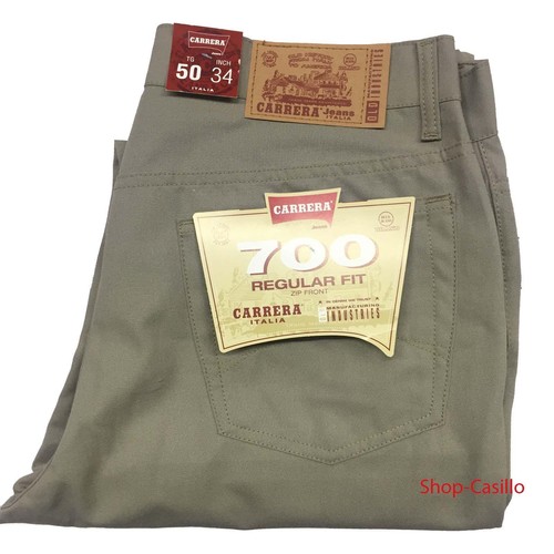 Pantalone Jeans Cotone Colorato Carrera 700 Cinque Tasche Estivo Leggero  46/62 | eBay