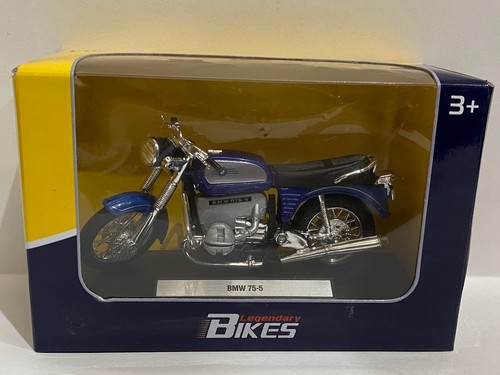 1:18 BMW 75-5 Welly Legendary bikes Diecast Motocicleta - Imagen 4 de 6
