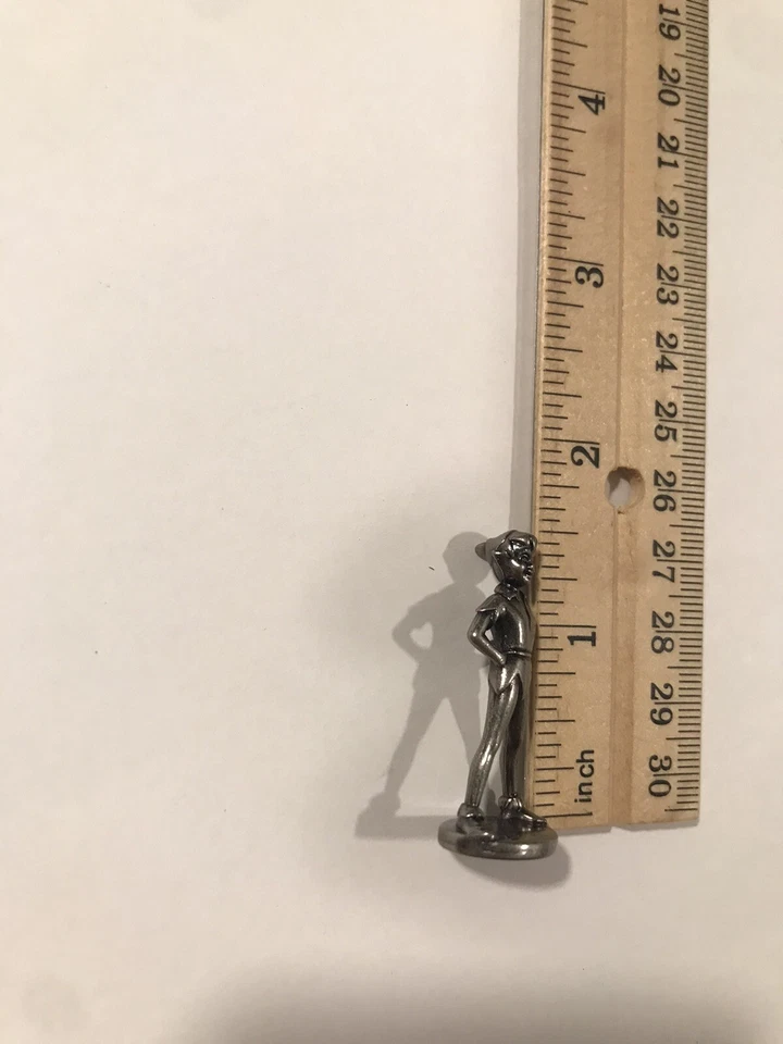 Monopoly Token Peter Pan Miniature Pewter Figurine - Image 2 of 3