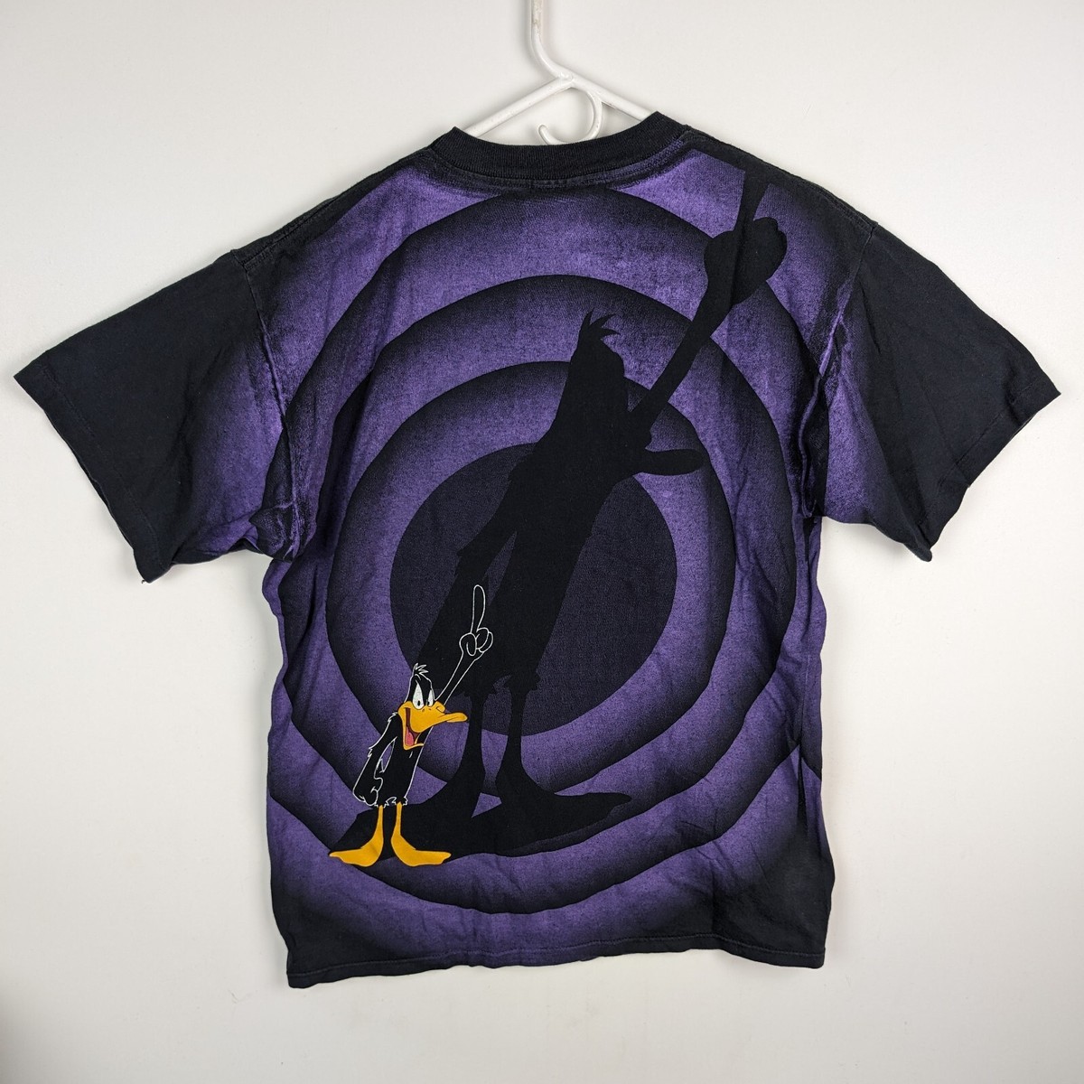 Vtg 1992 Wild Oats Looney Tunes Daffy Duck Shadow All Over