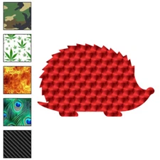 Hedgehog, Vinyl Decal Sticker, 40 Patterns & 3 Sizes, #6109