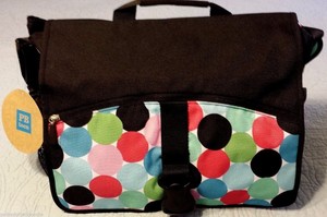 Pottery Barn Teen Gear Up Computer Messenger Bag Book Circles