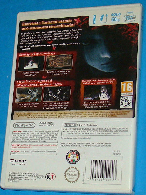 Project Zero 2 II - Nintendo WII - PAL - Bild 2 von 3