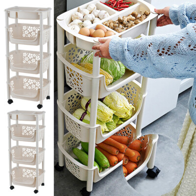Kitchen basket storage top