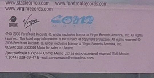 STACIE ORRICO - STACIE ORRICO Cassette OFFICIAL UKRAINIAN RELEASE NEW SEALED - Image 3 of 4