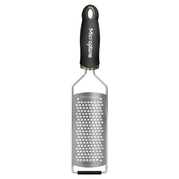 Microplane Gourmet Grobreibe KüChenreibe Edelstahl Gummifuß L 31,5 Cm-image