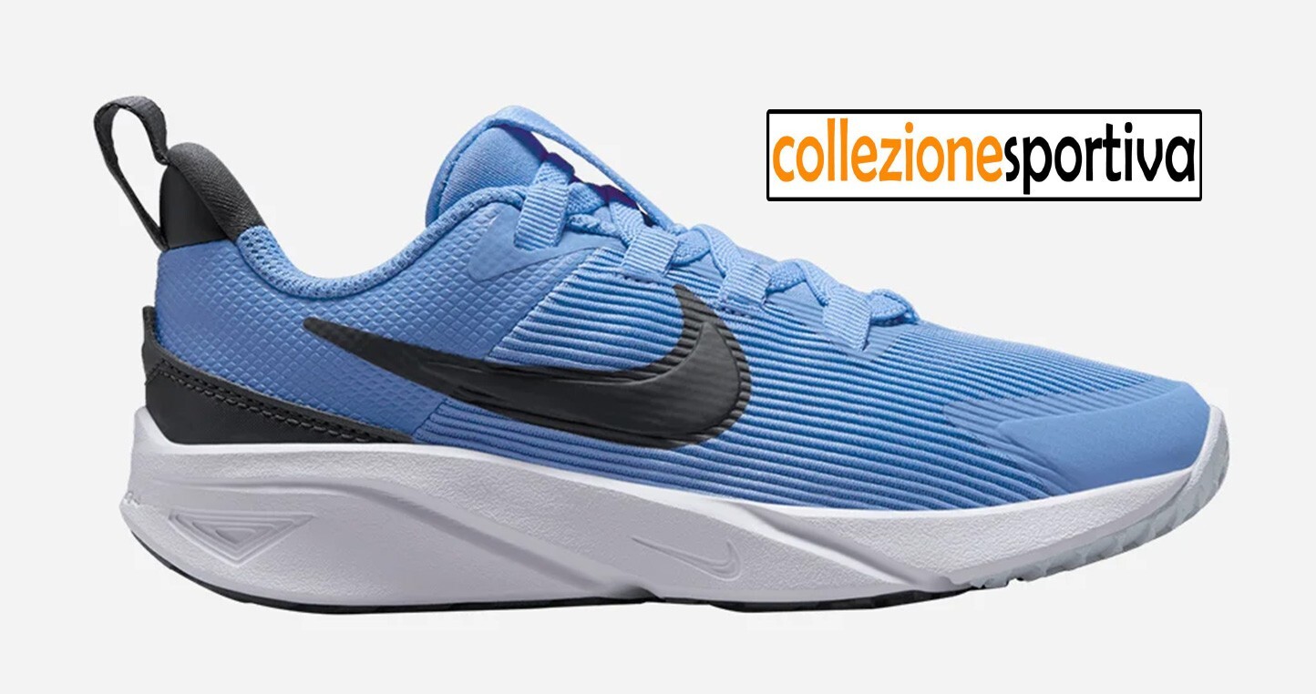 Scarpe Nike Star Runner 4 per bambini azzurro/nero
