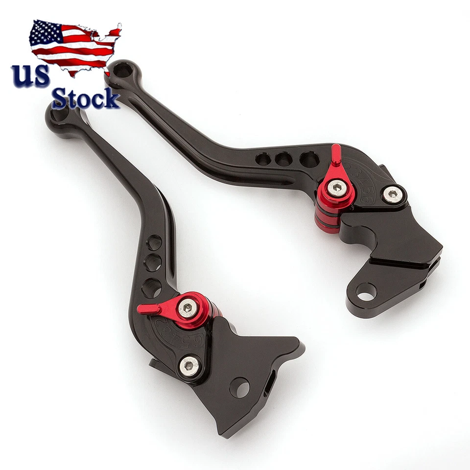 Palancas de embrague de freno cortas CNC para Honda CBR500R/CB500F/X 2013-2019 2020 2021 EE. UU. Foto 2 de 4