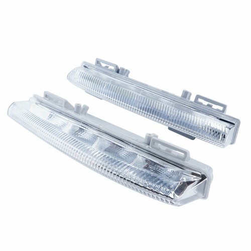 Pair For Mercedes Benz W204 W212 R172 C204 A207 LED DRL Daytime Running Light - Picture 6 of 15