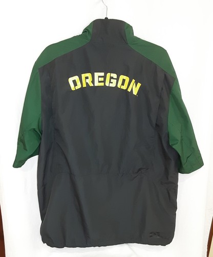 Nike Oregon Ducks 1/4 Zip Warm Up Jacket Men's Size Large - K58 - Picture 5 of 6