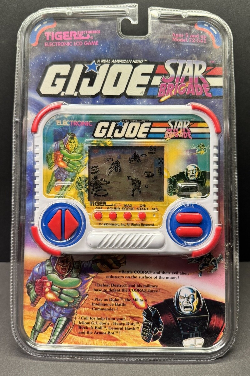 Tiger Electronics G.I. Joe Star Brigade Handheld LCD Game 1993