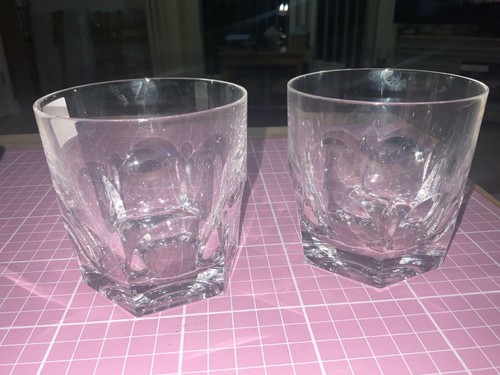 2 x Atlantis Hand Made Crystal Low Ball Whisky Tumplers - Picture 8 of 8