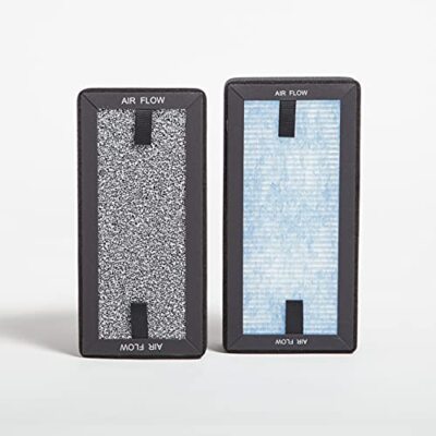 Aqfilters Set Filtro Acqua Premium 10 Pollici - Ricambio RO Decloratore 2 Stadi