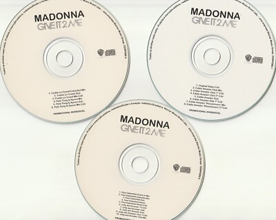 MADONNA Give It 2 Me  REMIXES : BRAZIL PROMO  3-disc SET (24-track) very rare