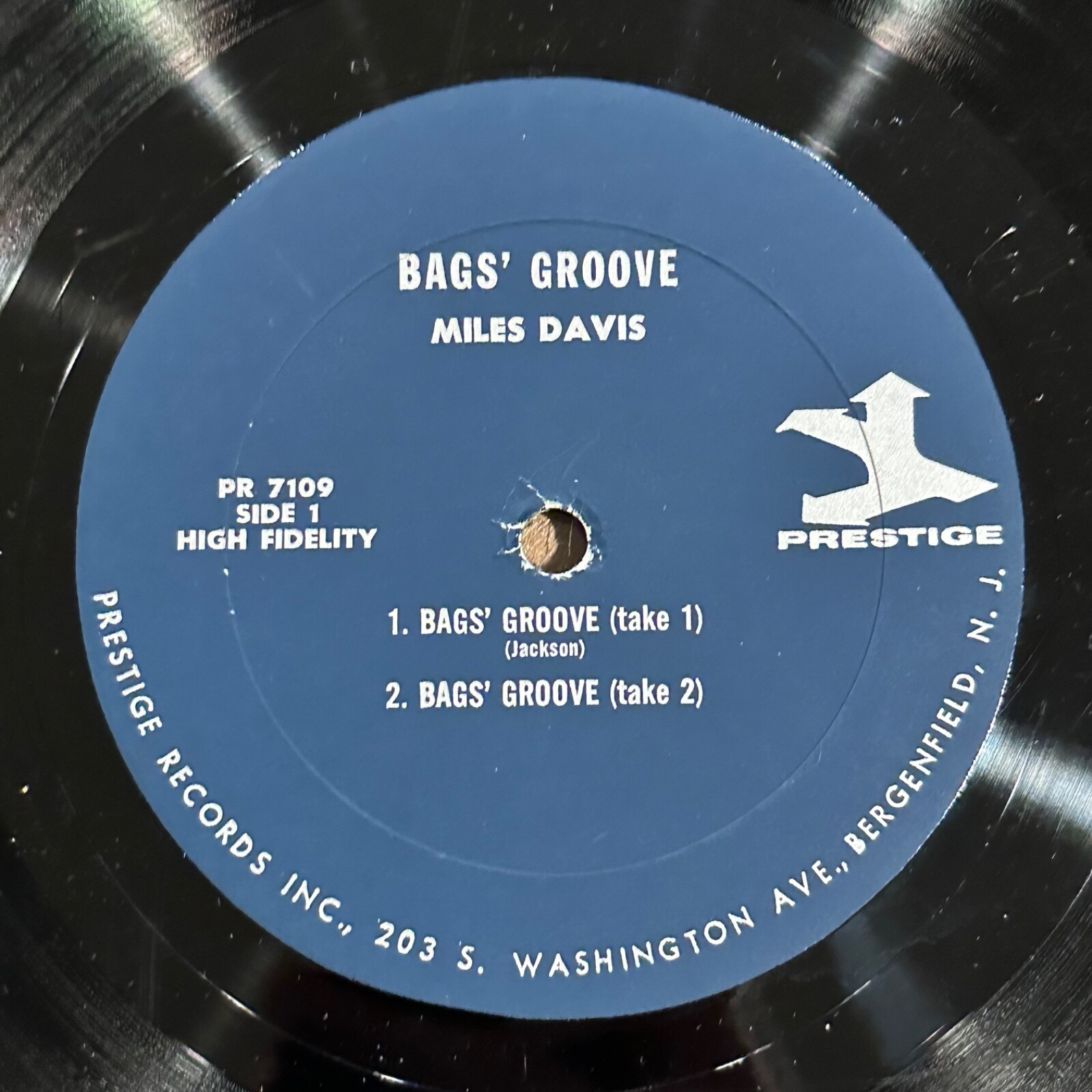 Miles Davis Bags Groove VG+ Columbia lp Mono RVG Sonny Rollins