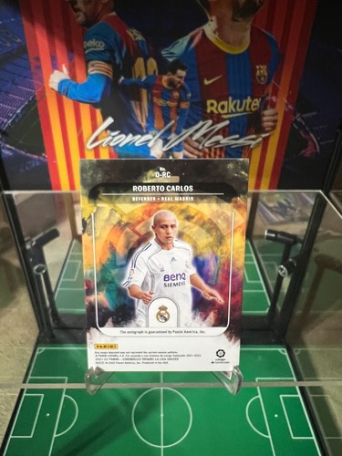 2021-22 PANINI CHRONICLES ORIGINS LA LIGA O-RC ROBERTO CARLOS AUTO 302/389 - Picture 19 of 23