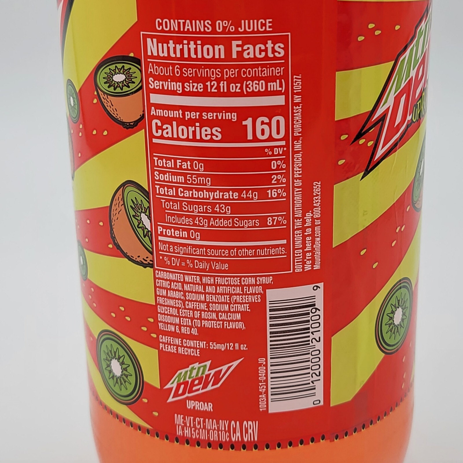 Mtn Dew Uproar Food Lion Exclusive Mountain Dew 1 Strawberry Kiwi 2