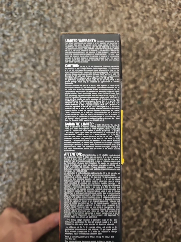 Feit Electric Canless Downlight White 6" 3000K Bright Wht 12W 120V LEDR56JBX/930 - Image 3 of 4