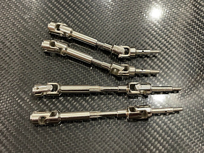 Hard Steel Front & REAR CVD for Traxxas 1/10 Slash 4x4 VXL 4pcs