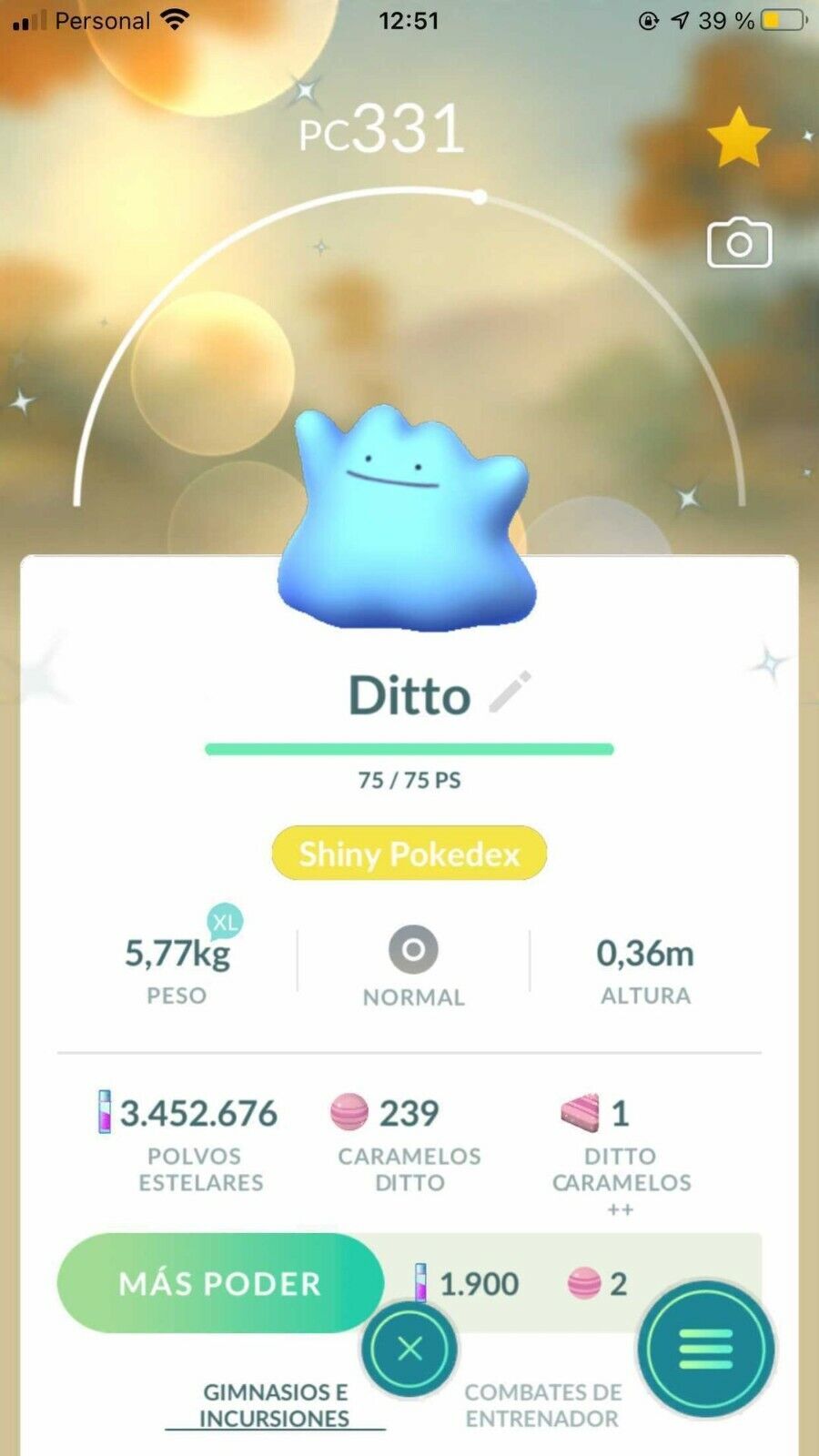 Ditto is now in Pokémon GO