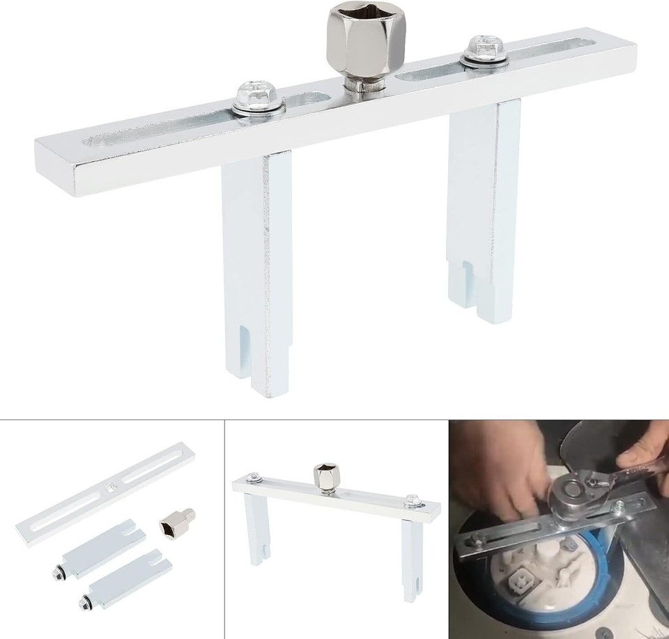 Fuel Pump Removal Tool, Adjustable Fuel Pump Lock Ring Tool ,3/8” to 1/