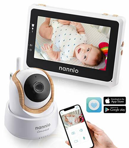 bt smart video baby monitor with 2.8 inch screen