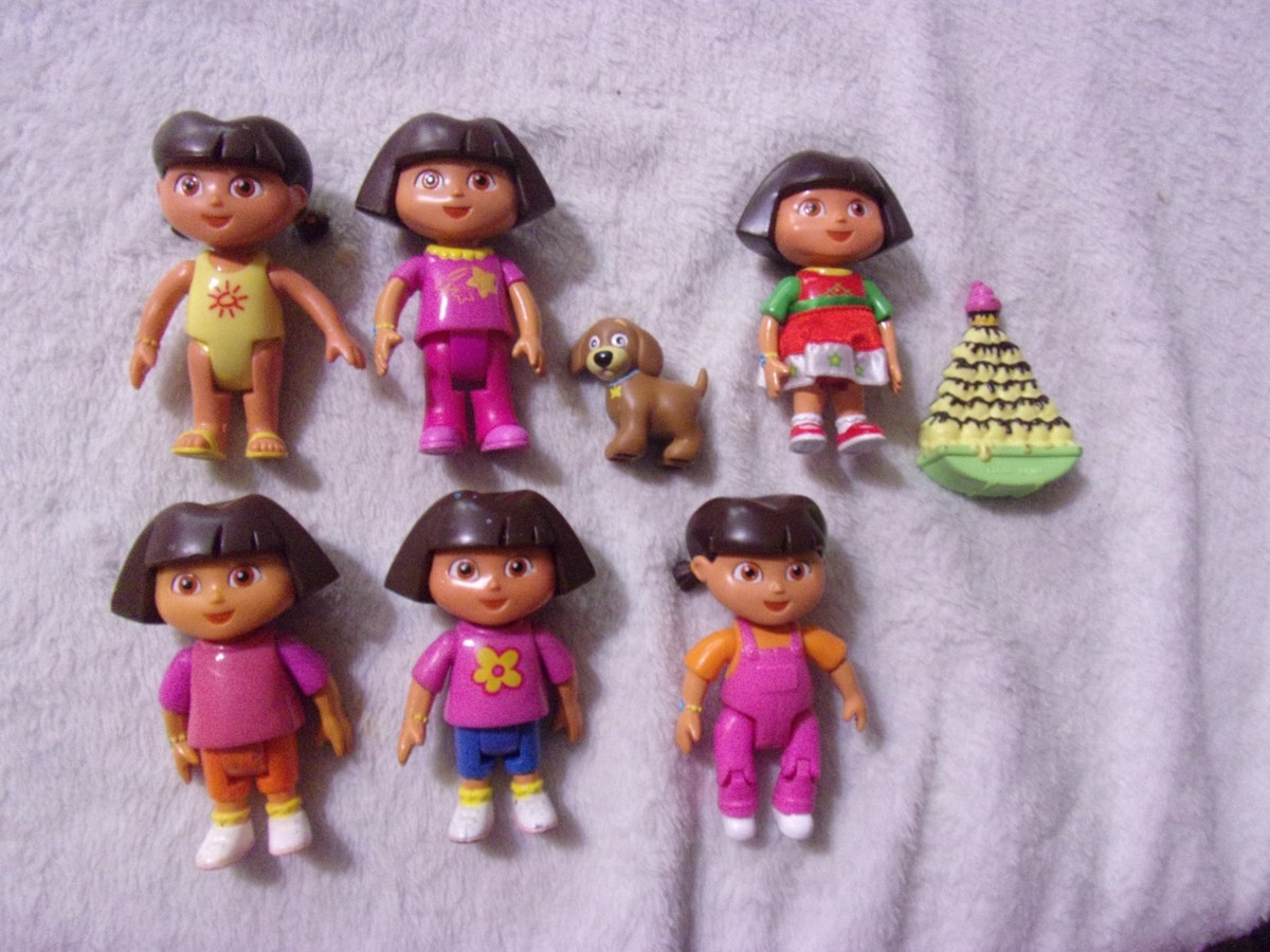 ドーラDORA人形セット　ヴィンテージ USA アメトイ　ドラ Dora the Explorer Figures Lot of 6 | eBay