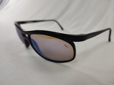 Vintage Revo 1006-001 H2O Sunglasses Polarized Glass Lens Wrap France Black